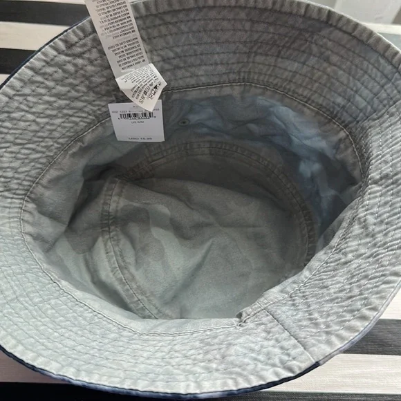 NWT American Eagle hat small tie dye blue bucket hat hip hop - Picture 5 of 9
